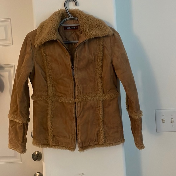 Dollhouse Other - Dollhouse Tan Corduroy Jacket with Faux Fur Trim
